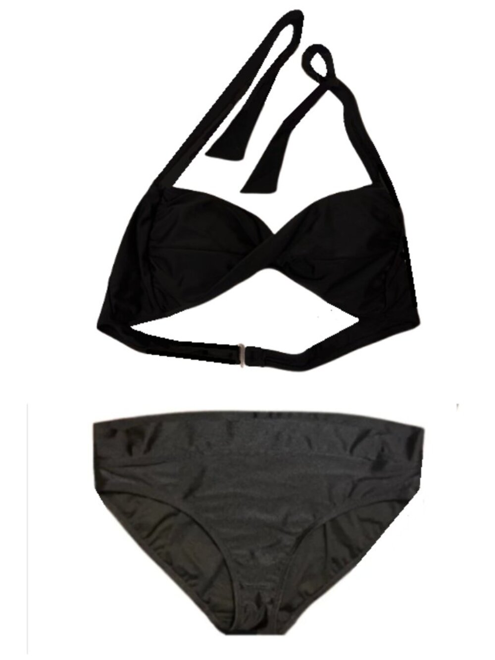 Vintage Y2K Halter 2 Piece Bikini Swimsuit
